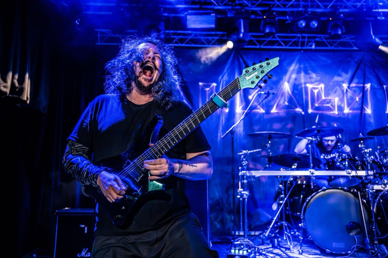 Justin Hombach performing live on stage